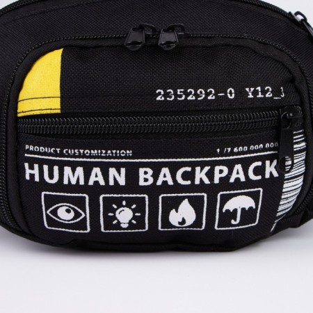 Board Board "Ticket", 28x7x14 cm, lightning department, external pocket, black color-2
