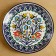 Largan Rishtan ceramics "Flowers", 32 cm, blue