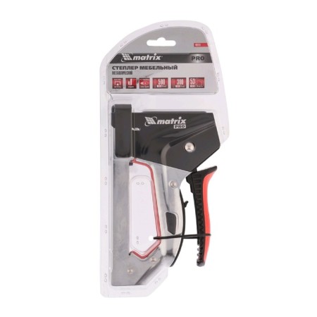 Furniture stapler Matrix Pro 40918, 6-14 mm, type 53, type 300, 14 mm, type 500, 14 mm-6
