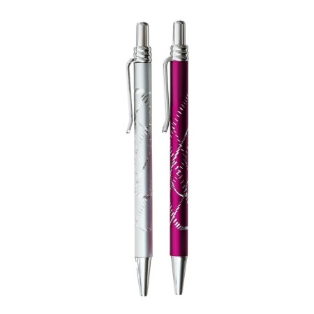Ballic handle, automatic, "curls" 0.5 mm, blue rod, mix