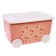 Children's box "kids" on wheels, 50 l, caramel color