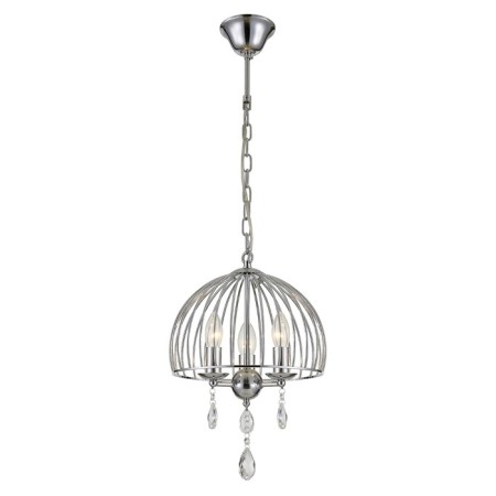 Chandelier "Evra", 3x60W E14, chrome 32x32x21 cm