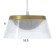 Bayerlux lamp "Dzeta" LED 24W 3000-6000K gold 18.5x18.5x9 cm