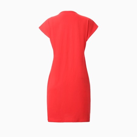Tunic (dress) homemade female, red color, size 50-3