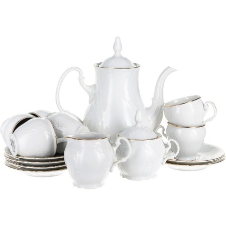 Coffee service 6/9 BERNADOTTE, Decor "Gold Gold", 15 items