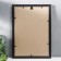 Photo frame plastic 21x30 cm gold (996)