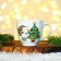 A set of ceramics "Hedgehog", a mug of 180 ml 2 pcs, a spoon 2 pcs, the color is white