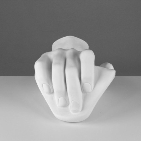 Gypsum figure David brush, 43 x 25 x 19 cm-1