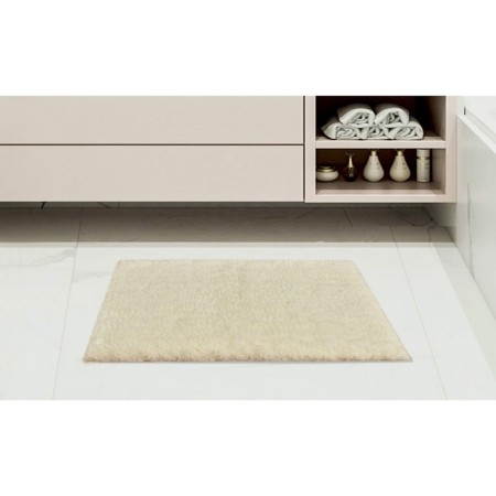 Set of bathroom rugs, size 60x100 cm, 50x70 cm, color cream
