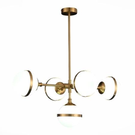Suspension lamp ST LUCE. SL1157.303.05. Arbe. 5x40 W, E14, 105x63x55 cm, bronze color-8