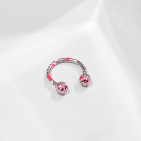 Piercing in the eyebrow "Balls", d = 0.8 cm, color mix (packing 20 pcs.)-1