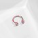 Piercing in the eyebrow "Balls", d = 0.8 cm, color mix (packing 20 pcs.)
