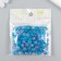 Beads for creativity plastic "Lapled lilac-blue bubble" set of 20 g 0.8x0.8x0.8 cm