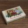 The box is folding, the cover is, "Happy Christmas" 30 x 20 x 9 cm