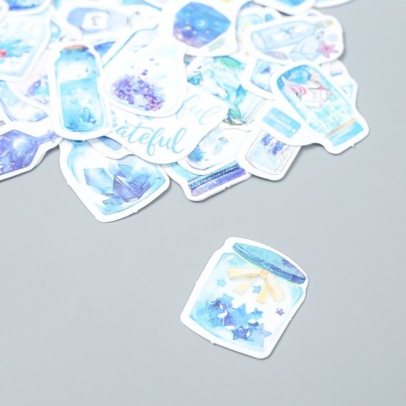 Stickers for creativity "Secrets in glass" set of 50 pcs 4.4x6.5x1.1 cm-1