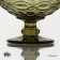 Glass Glass Magistro "La-Channel", 350 ml, 12 × 10.5 cm, green color