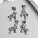 Bale with a suspension metal for creativity "Unicorn" silver 3.6 cm