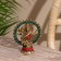 Souvenir "Nataraj" brass, stone 10 cm