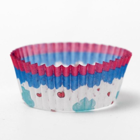 Paper form for baking, blue, 3.5 x 2 cm-2