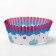 Paper form for baking, blue, 3.5 x 2 cm