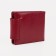 Women's wallet on magnet, red color