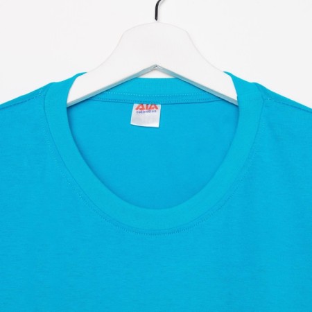 T -shirt male plain, blue color, size 56-1