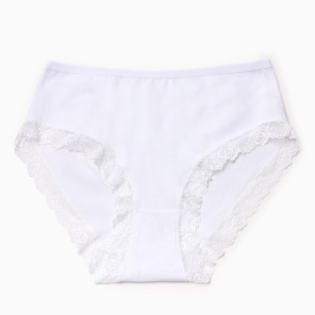 Women's cowards, white color, size 52-54