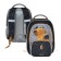 School backpack by Ergon. Spin Erich Krause Ergoline 20l 44*33*22 UNIV Happy Capy 60115