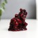 NECKE "Elephants of Happiness" dark red set 6 pieces 4.5x3x4 cm