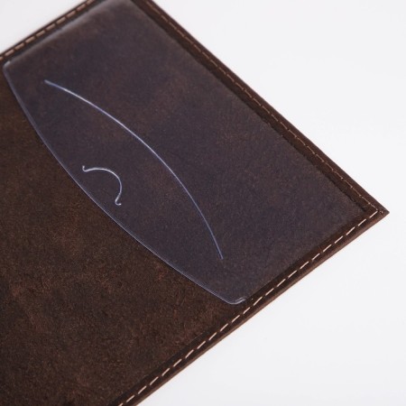 Passport cover, brown color-5
