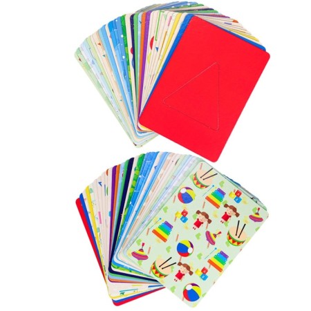 Cards-sorcerers "Forms, colors, patterns", 32 cards-1
