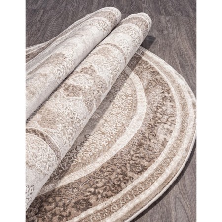Oval Karmen Hali Armina, size 200x290 cm, color Brown/Brown-1