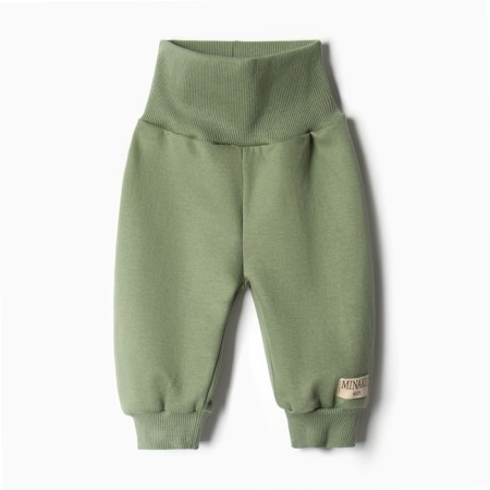 Children's pants Minaku, Khaki color, height 80-86 cm