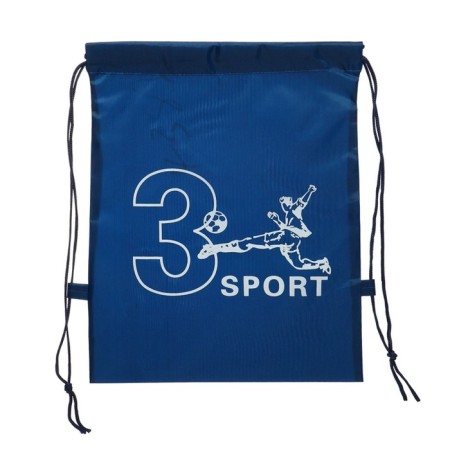 A bag for shoes 420 x 340 mm, calligrata Sport 3, (soft polyester, density 210d), blue mix-1