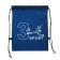 A bag for shoes 420 x 340 mm, calligrata Sport 3, (soft polyester, density 210d), blue mix