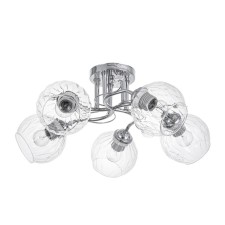 Closure ceiling deb 5x40W E27 chrome 52x52x22 cm