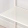 Rabbage "Valencia 15", 45.5 × 30 × 155.5 cm, white color