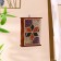 Key "millenium" wood, metal, textiles, stone, glass 5.5x17.5x22.5 cm dark