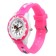 Watch of nursery, "artist", D-3 cm, strap silicone L-20 cm, pink