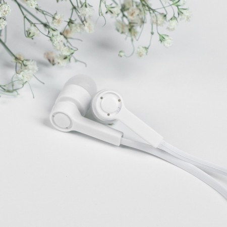Headphones in the bank, "unicorn", vacuum, white-3