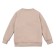 Sweatshirt for girls Basic, height 122 cm, beige color