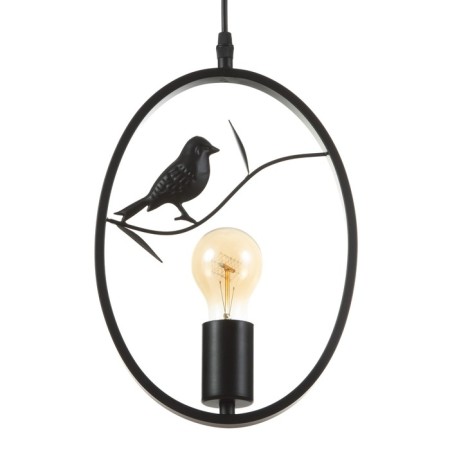 Bayerlux lamp "Bird on a branch" 1x40W E27 black 21x10x120 cm.-1