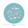 The tablecloth “circular flock of fish”, round, Saten, d = 150 cm