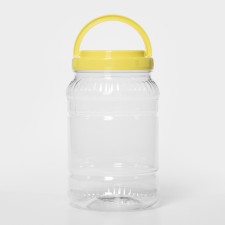 Bank for storing products, plastic, 2 l, color mix