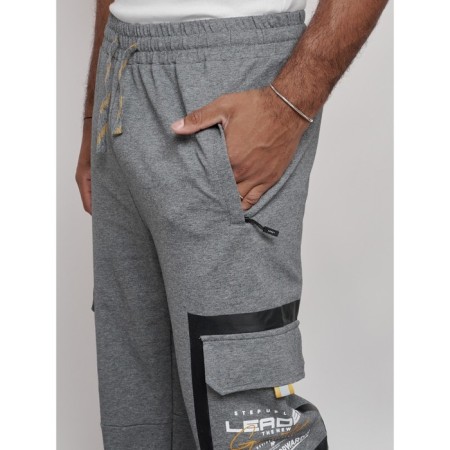 Sports male pants, size 48, gray color-14