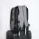 Male backpack on lightning, 3 outer pockets, a USB connector, a suitcase mount, blue color