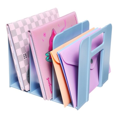 Papers stand, plastic Erichkrause Techno, Manga, Blue