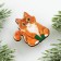 New Year's icon in the box "Cat", for the New Year, 5 x 4 cm