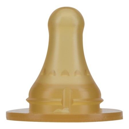 Latex nipple classic with a slow stream, from 0 months.-3