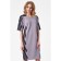 Women's dress, size 42, gray, blue color
